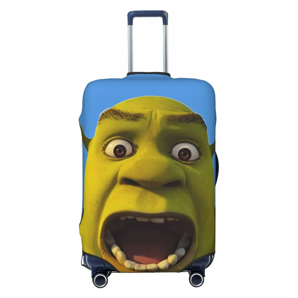 

Monster Shrek Suitcase Cover Washable Travel Luggage Covers for 18-32 inch