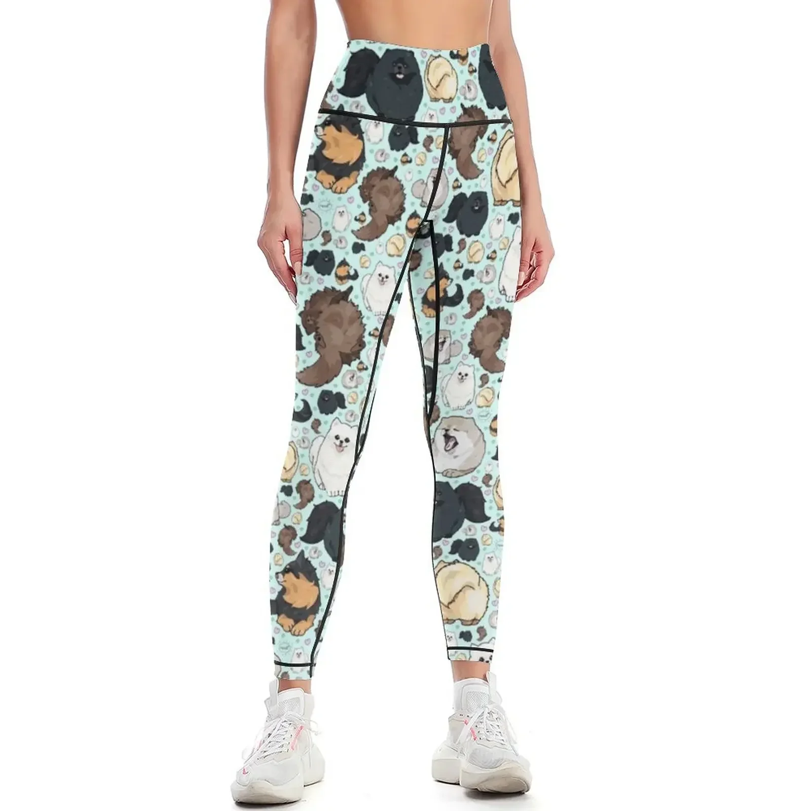 

Pomeranians Leggings Women's trousers joggers for sportswear for gym Women's tights Womens Leggings