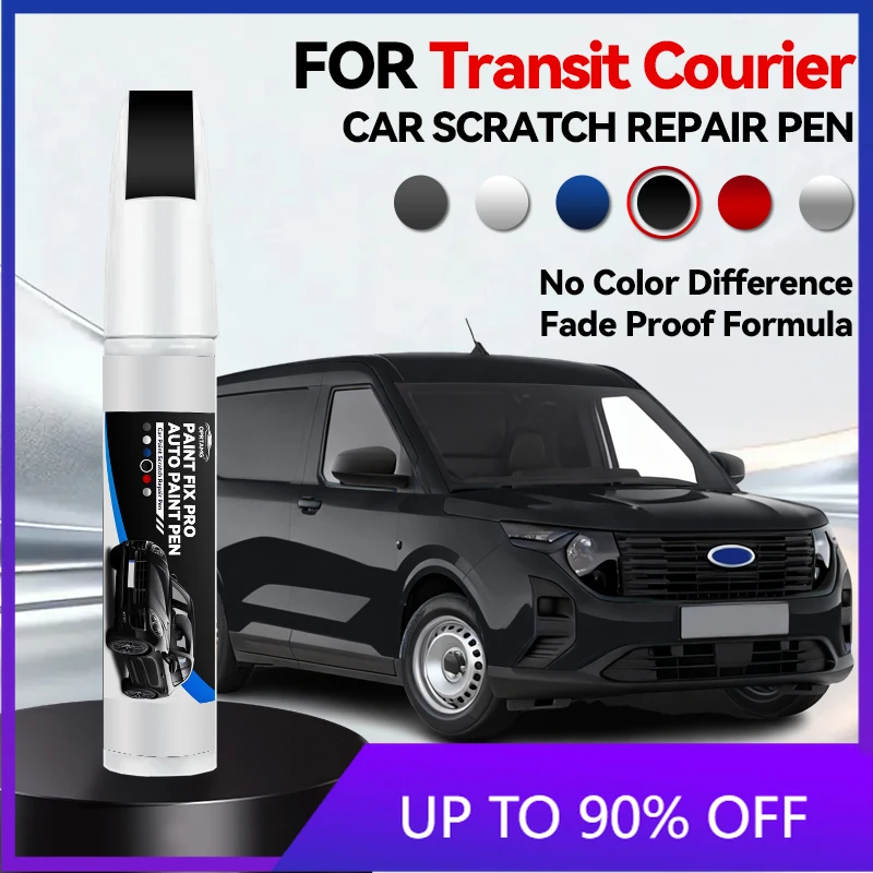 

Карандаш для ремонта автомобильной краски Ford Transit Courier 1990-2026, средство для удаления царапин, аксессуары для самостоятельного ремонта, черный/белый