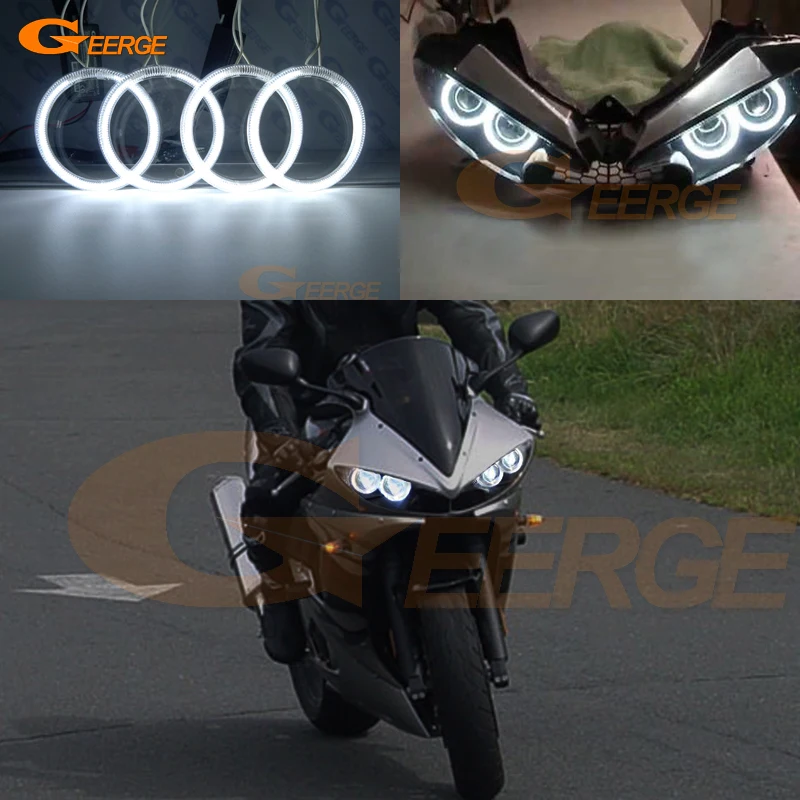 For Yamaha Yzf R6 2003 2004 2005 2006 2007 2008 2009 Excellent Ultra Bright CCFL Angel Eyes Kit Halo Rings