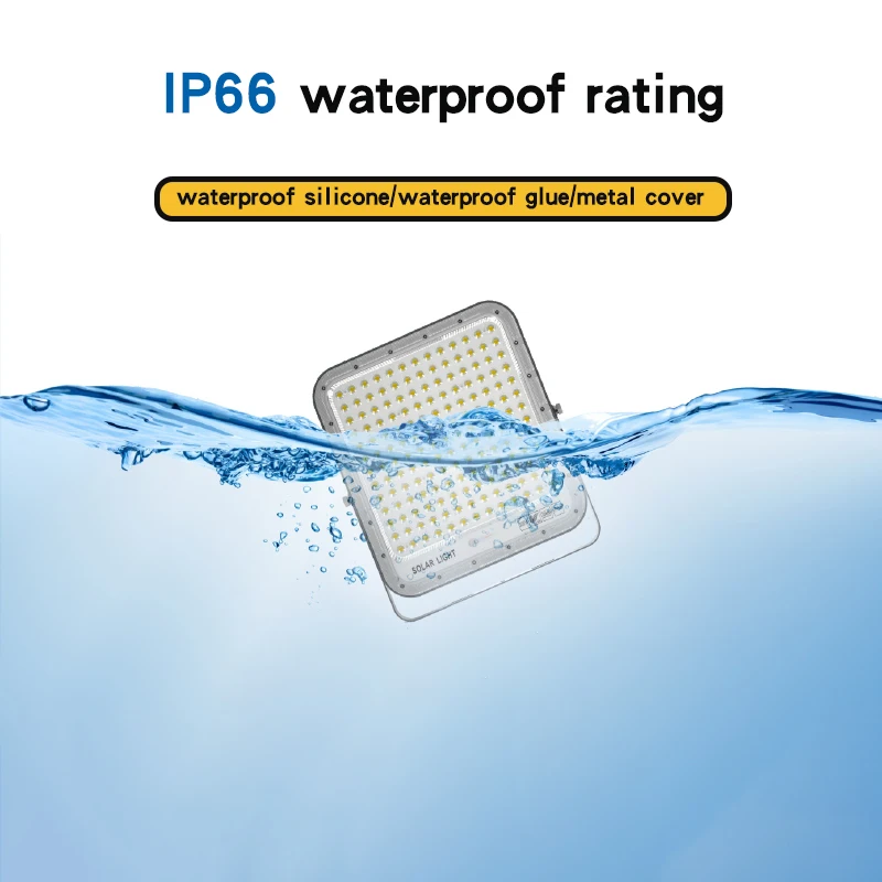 90LED Outdoor Solar Flood Light Cool White Waterproof Safety Spotlight for Porch Yard Garage Lighting