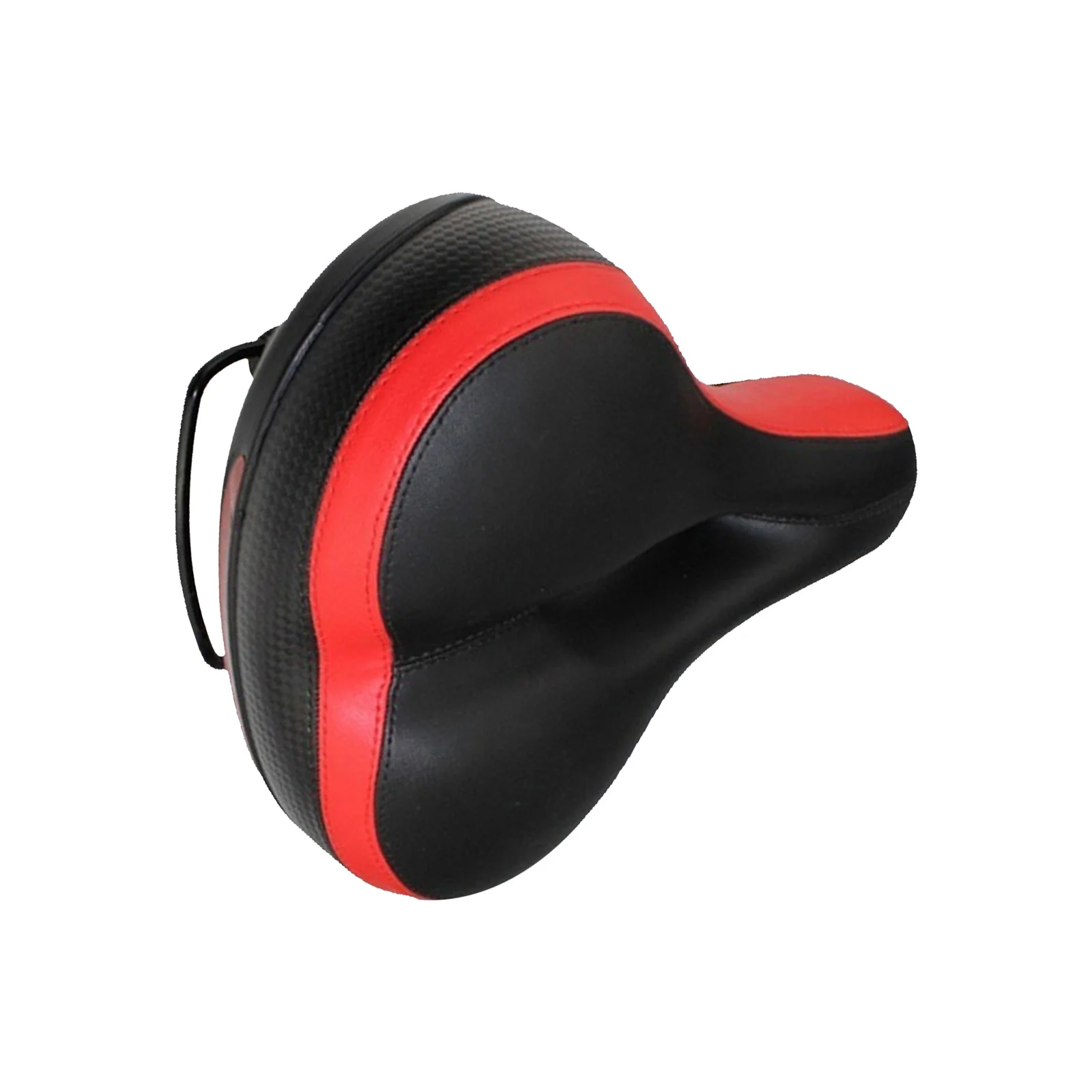 

Седло, толстая губка, впитывающее сиденье, красная светоотражающая наклейка, эластичный чехол из губки, эргономичное велосипедное седло