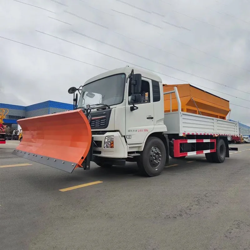 Truck Type For Large-Scale Removal And Ice Breaking, Large Outdoor Highway Emergency Sanitation Property Snow Shovel Vehicle