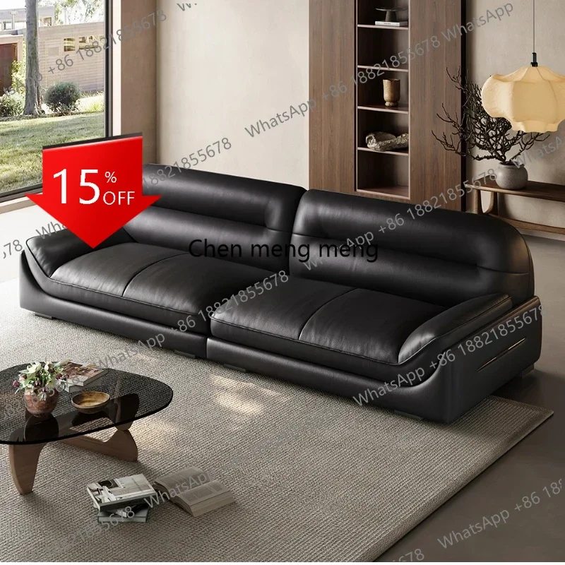 

Q181 Postmodern Leather Filler Sofa Living Room Luxury Italian Nordic Lazy Couch Recliner Lounge Salon Divano Postmodern Furnitu