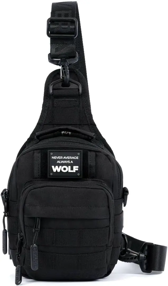 

Compact Tactical Sling Bag 4L Crossbody Backpack for Men Women Lightweight EDC Shoulder Pack Gym Travel Hiking