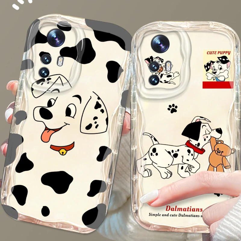 101 Spotted Dog Cute For Xiaomi Mi 14 12 12T 11 Lite Poco M6 X6 X5 X4 X3 M3 F4 Pro GT NFC 5G Wave Oil Funda Phone Case