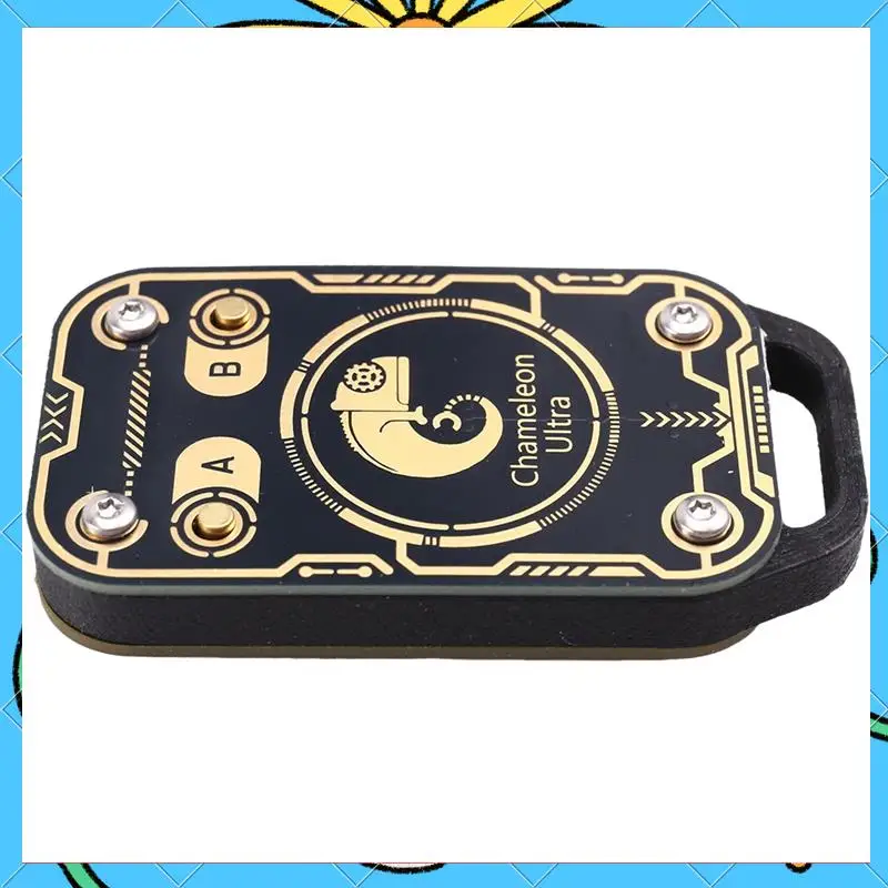 Upgrade Chameleon Ultra RFID Card Emulator+4XUID Keychain RFID Smart Chip Reader 125K 13.56M Card Decode NFC Duplicator-[A51I]