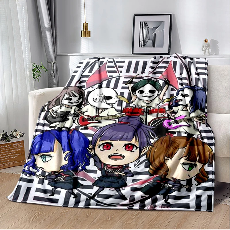 Japanese idol group babymetal combination Throws Blanket Sofa Hiking Picnic Bed Fashion Super Soft Flannel Blanket birthday gift