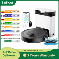 Lefant M2S Pro Robot Vacuum Cleaner with Mapping,10000Pa, Automatic Dust Station,Laser Navigation, PSD Avoidance Technology