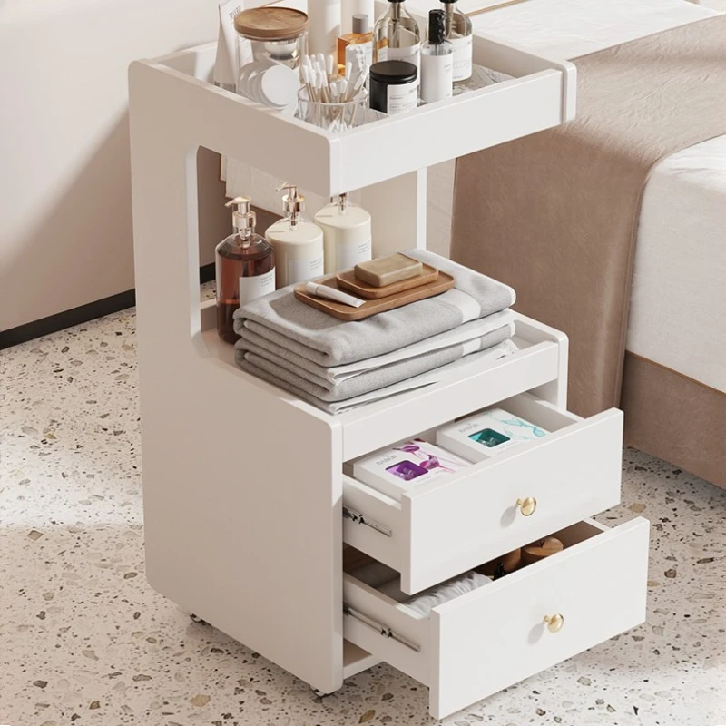 Medical Trolley Beauty Salon Tray Cart with Wheels Auxiliary Trolleys Spa Cosmetic Salon Furniture Handcart Carrito Storage Cart