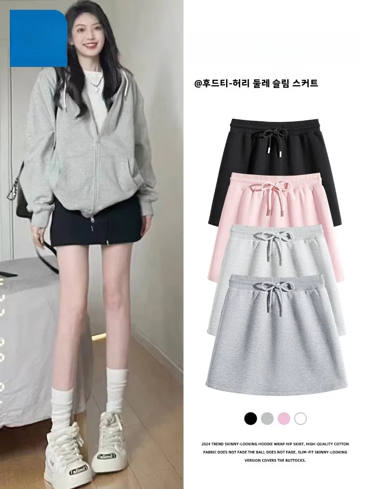 

Юбка-трапеция Jeanswest Bla для грушевидной формы, повседневная женская весенняя юбка с высокой талией, хлопок, полиэстер