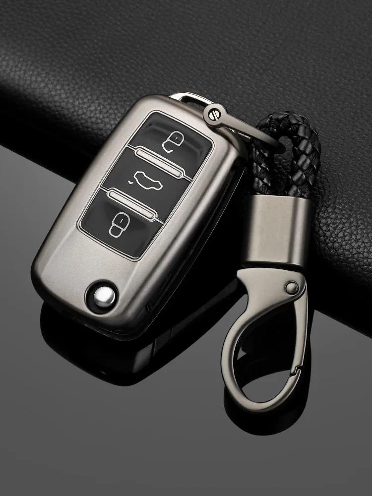 

TPU Car Flip Key Case Cover Shell For Volkswagen VW Polo Golf Passat Tiguan Beetle Caddy T5 Up Eos Skoda Octavia Seat Leon Altea