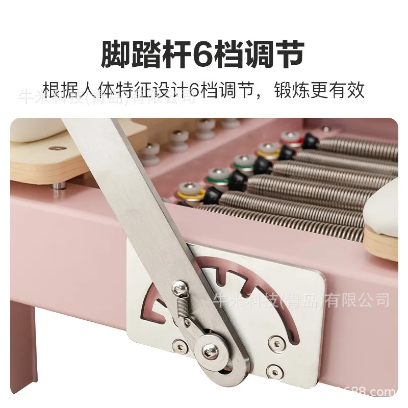 Folding core  Yoga bed Private home pilates equipment Aluminum alloy folding bed Small white