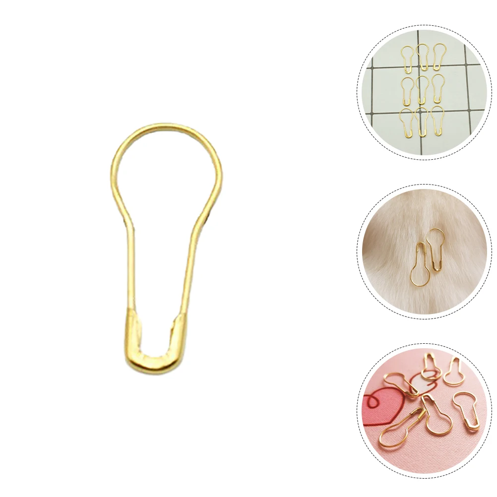 

1000 Pcs Golden Gourd Pin Bulb Suit Brooch Pant Assorted Sizes Big Safety Accessories