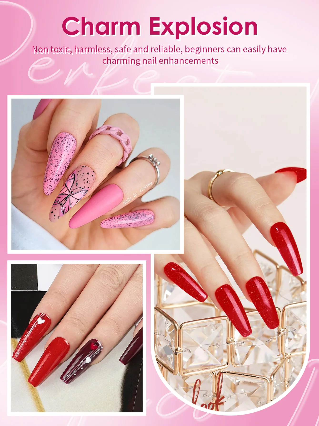 12色のアクリルクリスタルパウダーセット、自宅でサロン品質のマニキュアを作成、初心者やプロに最適