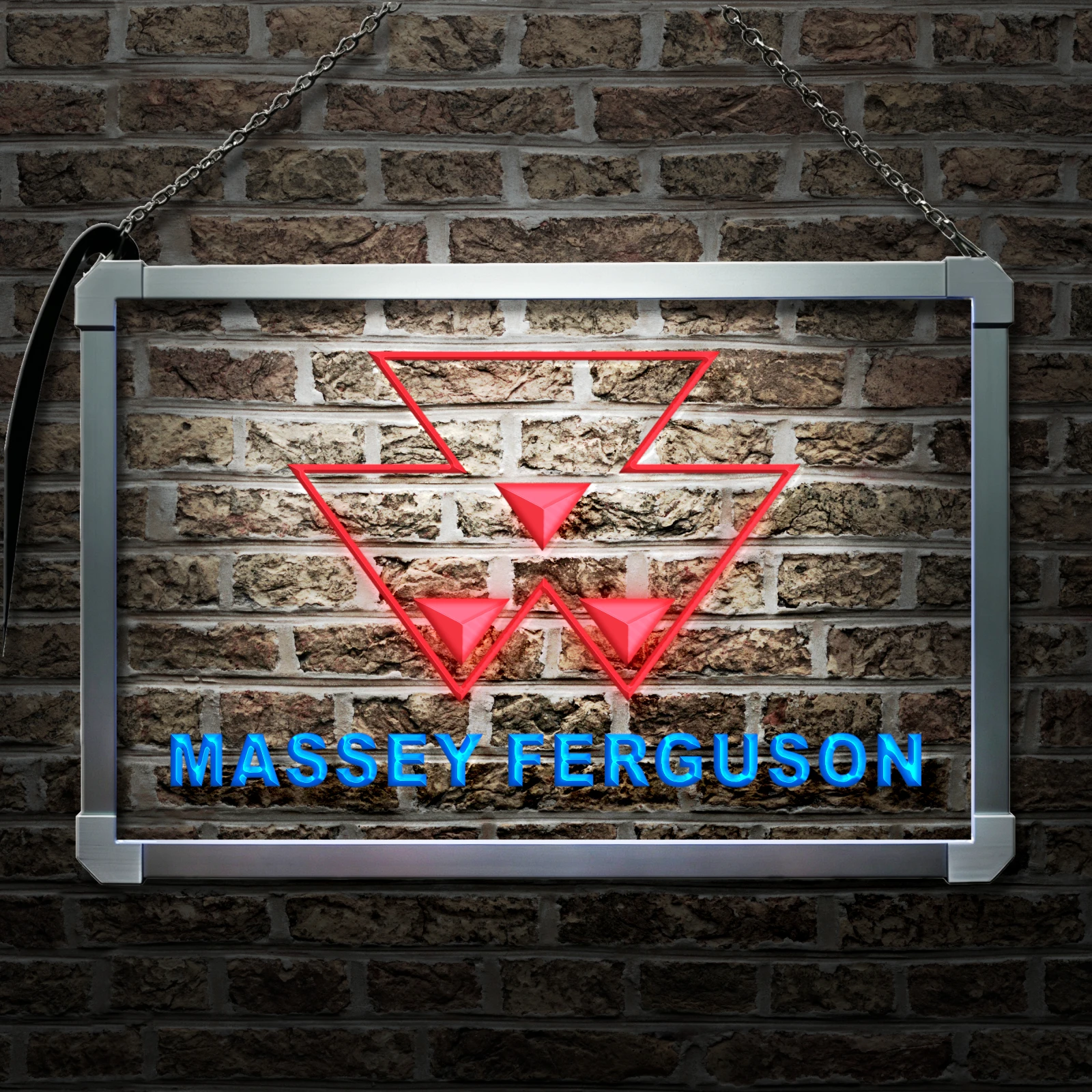 Massey Ferguson Tractor-LED Neon Sign with Independent Dual Color Control,Wall Decor Light for Party Wedding Shop
