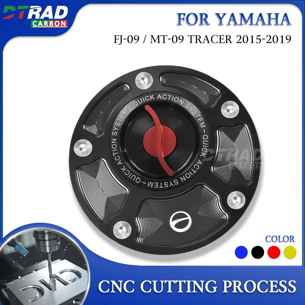 

For YAMAHA FJ-09 MT-09 MT09 Tracer 2015 - 2019 FJ09 Accessories Fuel Tank Cap CNC Aluminum Alloy Open Without Key Gas Tank Cap