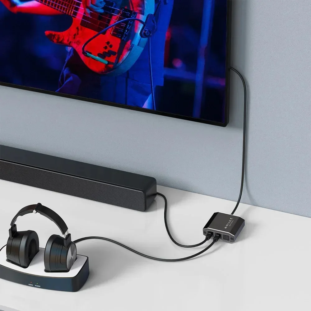 FSU SPDIF Audio Splitter 1x3 Optical Splitter SPDIF Toslink Optical Digital Audio Splitter 1 In 3 Out Support 5.1CH LPCM 2.0 DTS