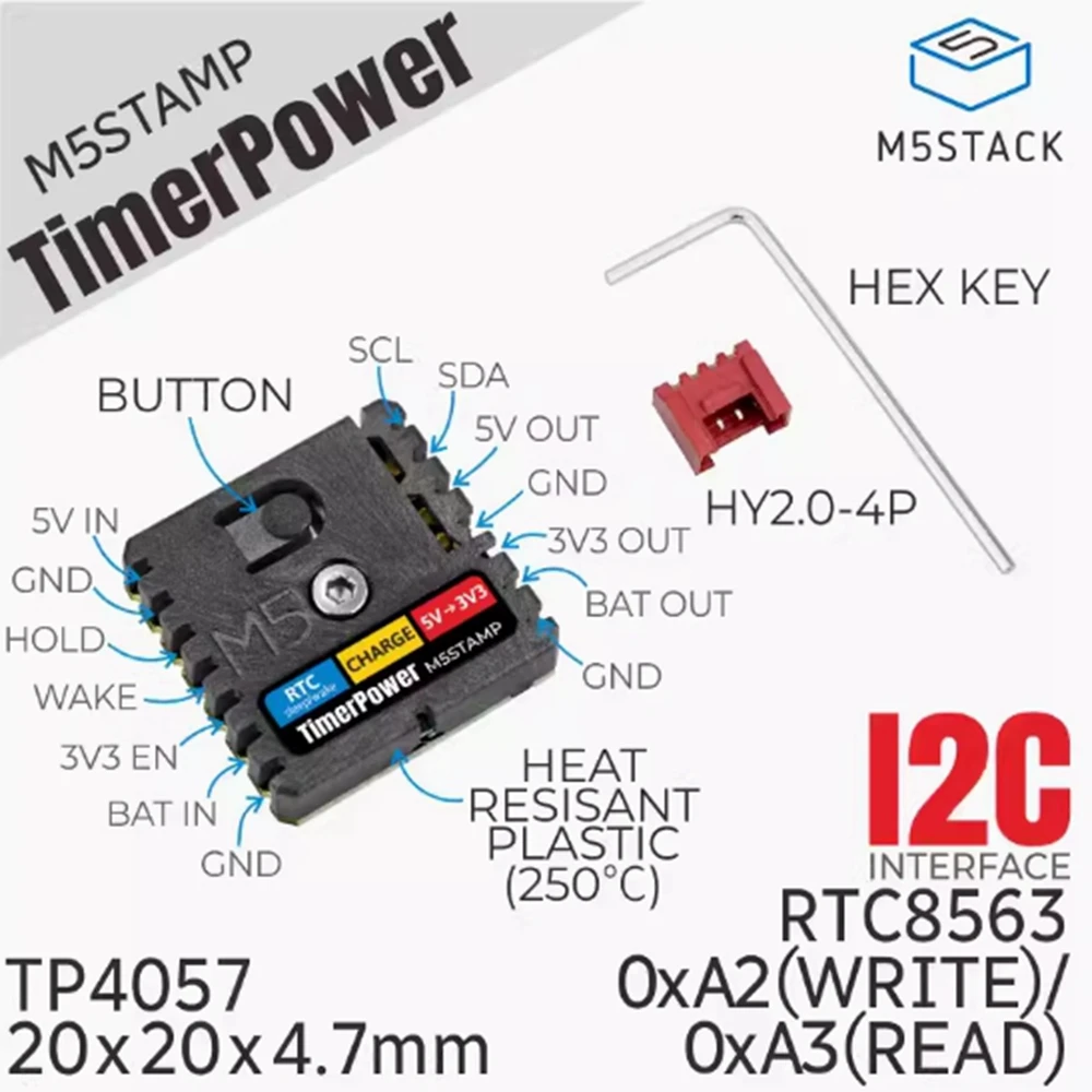 M5Stack StampTimerPower  Low power supply control module RTC wake-up power supply