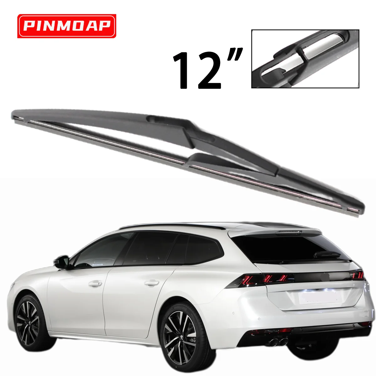 1PC 12 "Hinten Wischer Klinge Für Peugeot 508 SW 508 RHX 2010-2018 Jahr der Windschutzscheibe Windschutz hinten Wischer Klinge Auto Zubehör