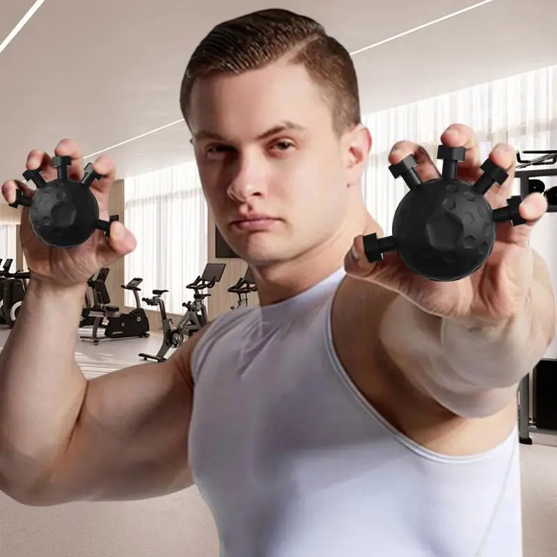 Hand Exercise Balls Sphere Finger Grip Strengthener Finger Exerciser Ball Hand Grips Portable Grip Exerciser Forearm Grip