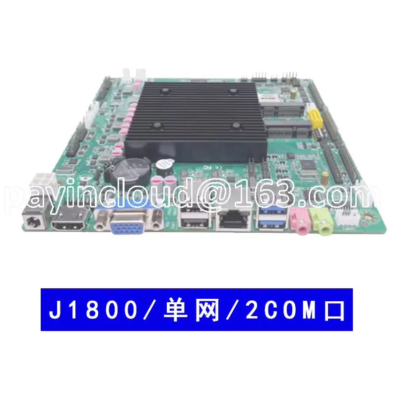 Bargaining J1900 Industrial Control Motherboard MINI-ITX Network Port Industrial Mini Computer All-in-One Advertising Player