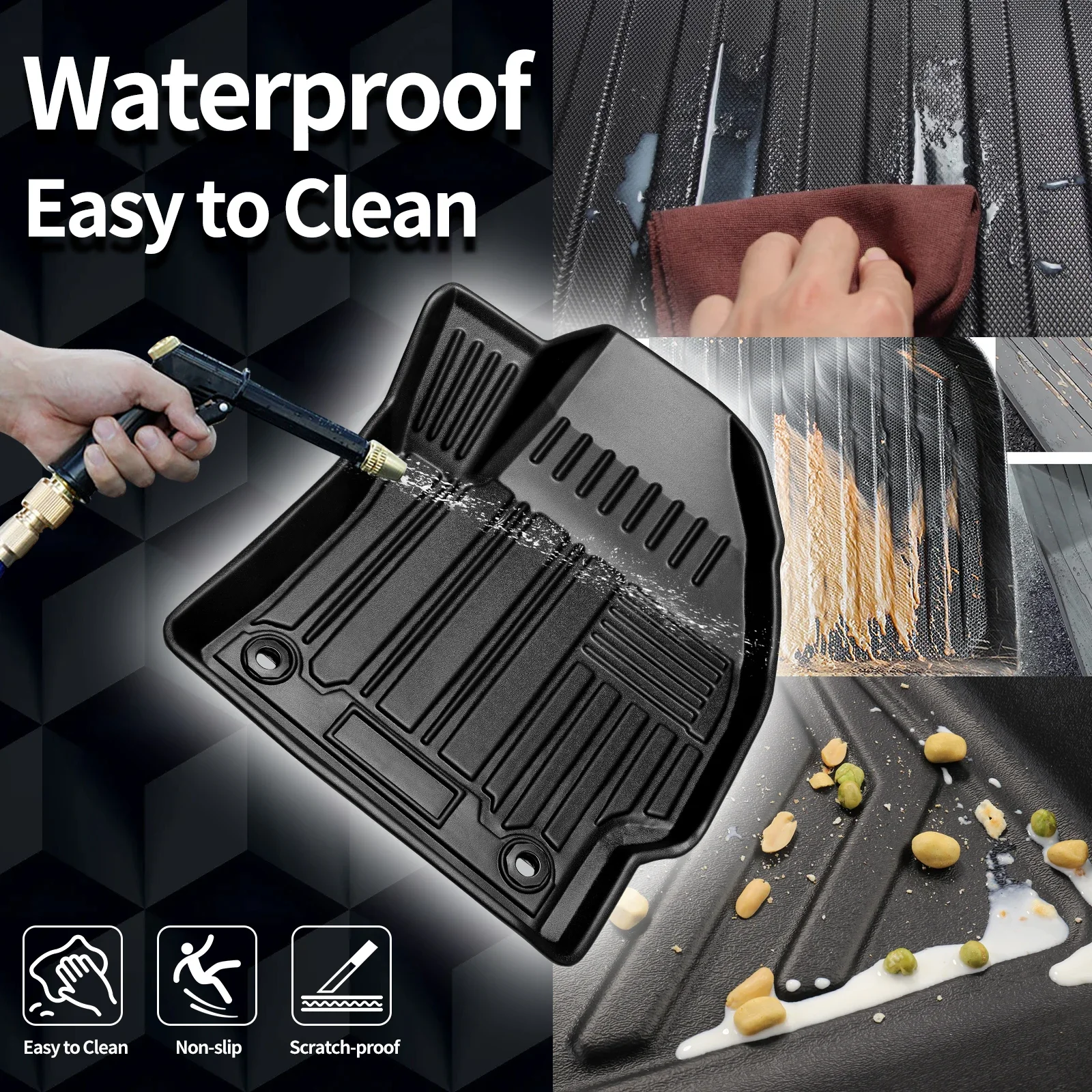 

for MG S5 MGS5 EV 2025 2026 ES5 TPE Car Floor Mats Waterproof Non-Slip Easy Clean Accessories