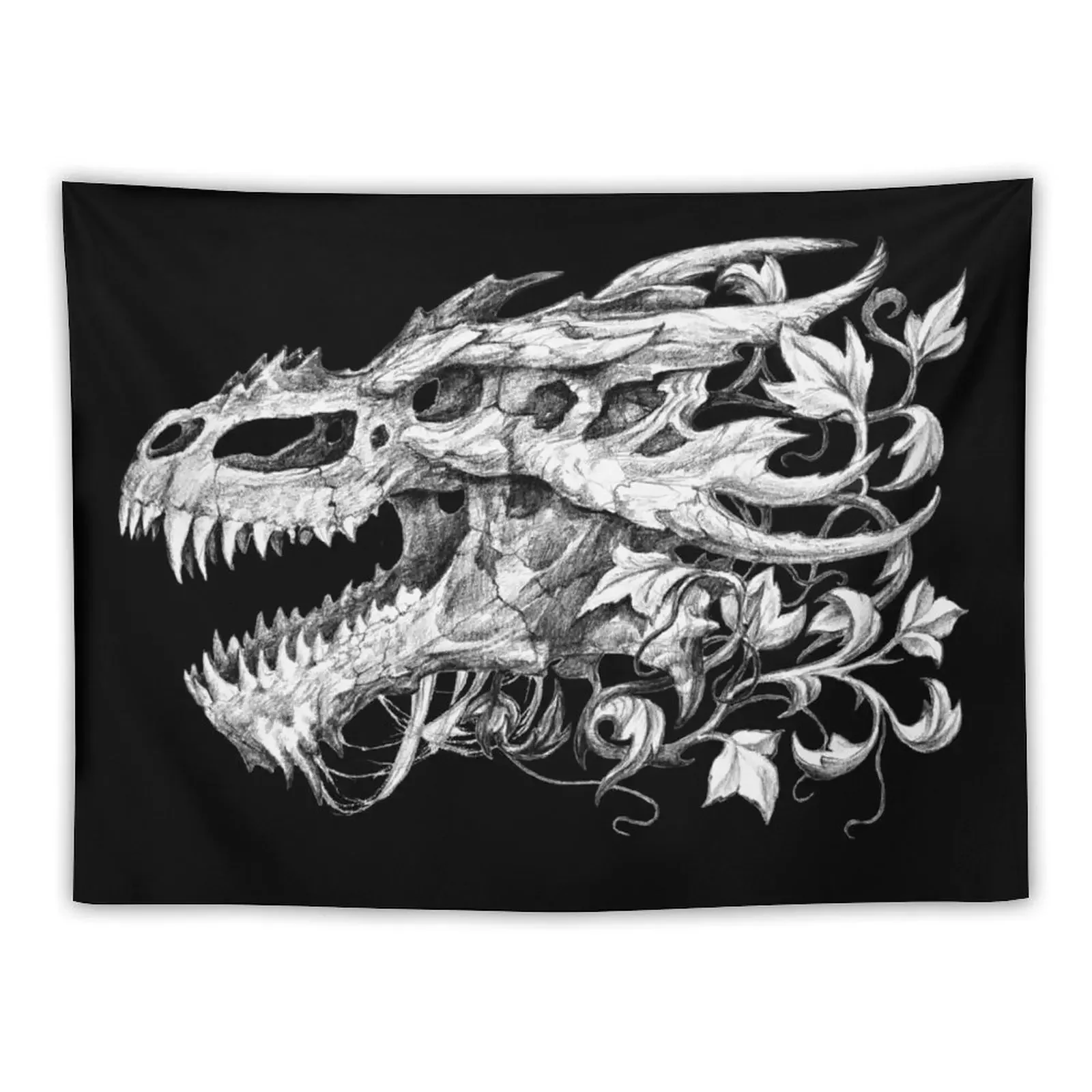 

Dragon skull with ornament Tapestry Wallpapers Home Decor Decoration Bedroom Home Decor Aesthetic House Decor Tapestry