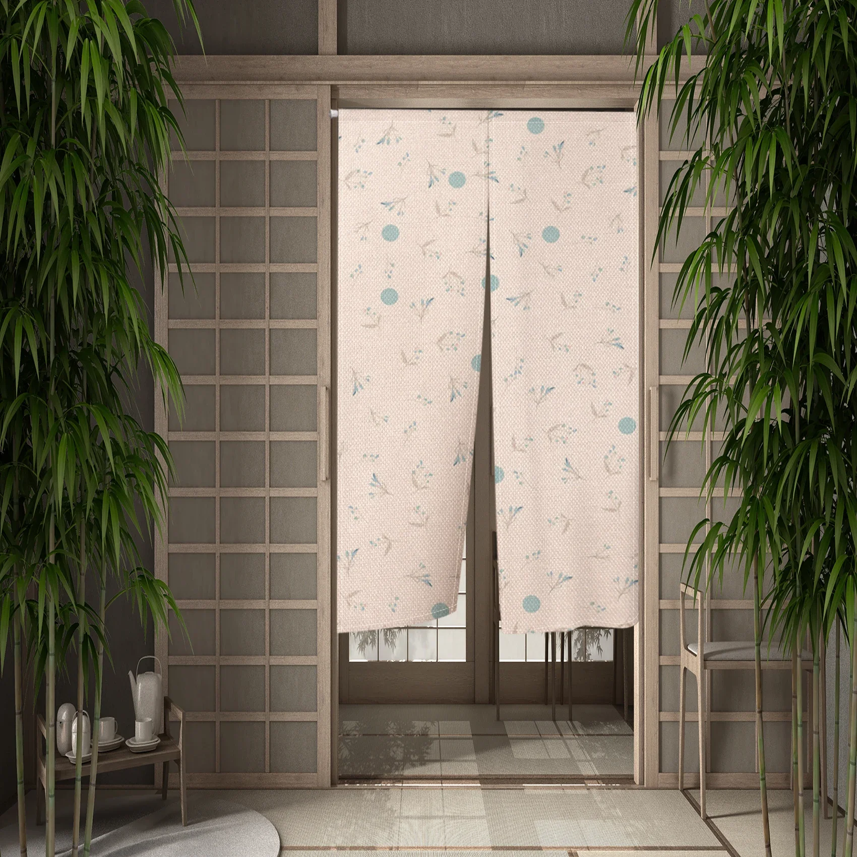 Japanese Door Curtain Cartoon Pattern Doorway Curtains For Kitchen Sushi Izakaya Home Entrance Decor Partition Short Curtain