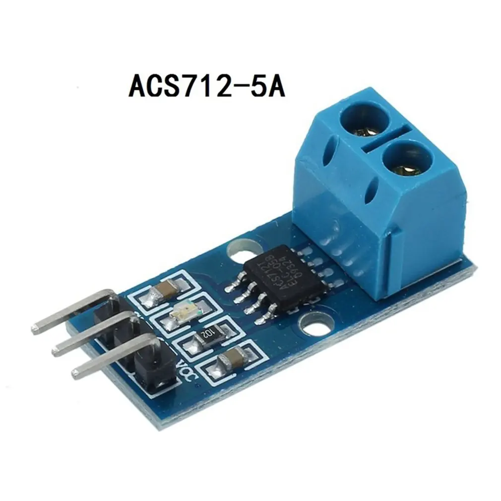 

5-30A Range Current Module Acs712 Sensor Module Current Sensor Module High Efficiency Ultra Small Mini Current Module Blue