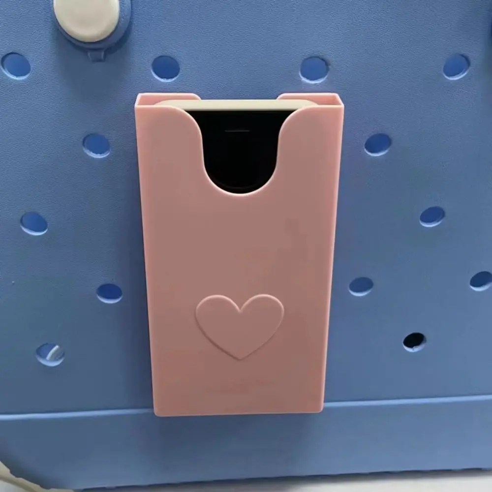 

Love Shape Storage Phone Case Connector Insert Accessory Phone Bag Portable for Bogg Bags EVA Beach Bag