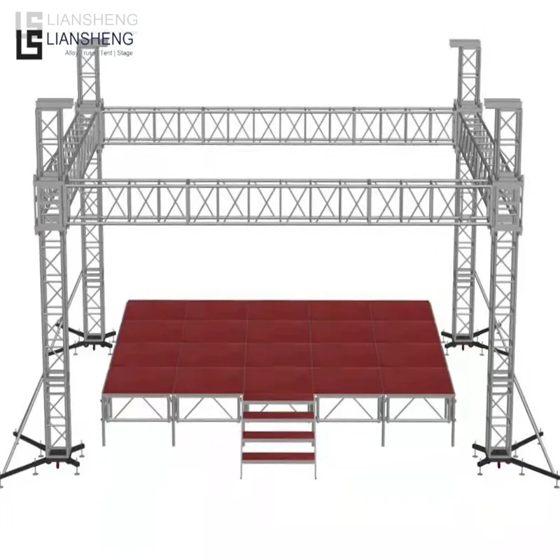 

Легкоустанавливаемая высококачественная алюминиевая сценическая ферма (трусс) для концертов