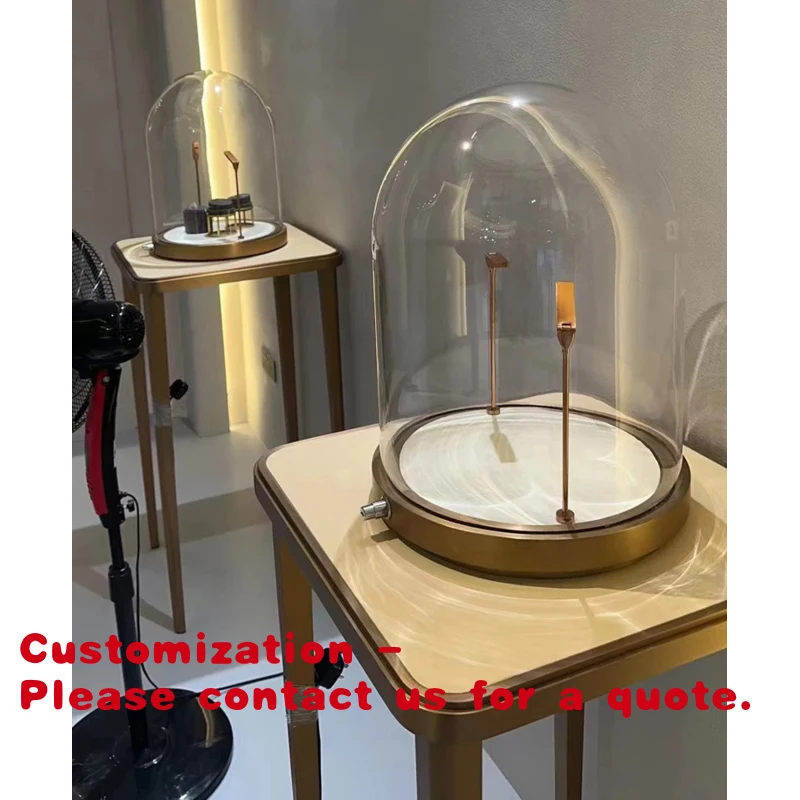 

custom.Commercial Furniture Circular Glass Display Cabinet
