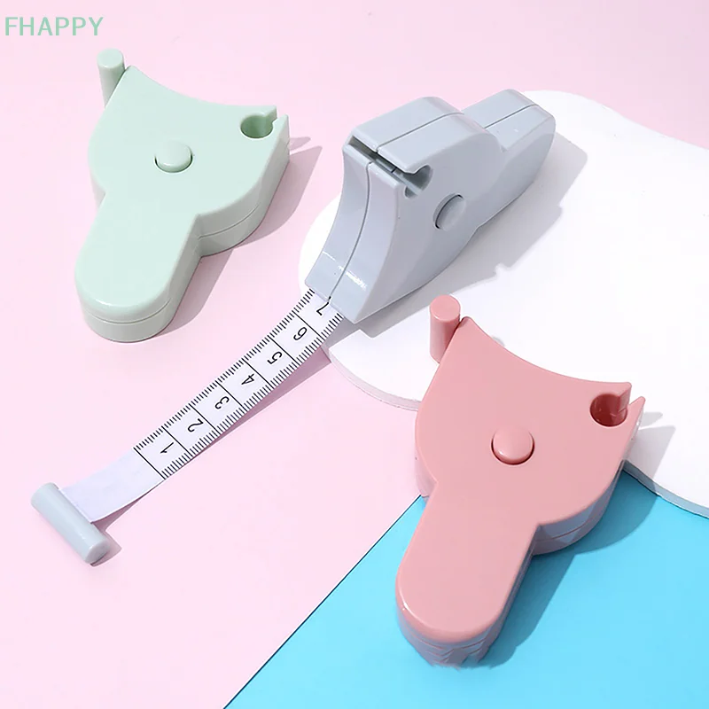 With Handle Self Tightening Body Measuring Tape Ruler Tailor Dressmaking Measure Ruler Meter Film For Waist Chest Legs