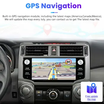 Junsun AI語音車用音響,無線CarPlay,支援蘋果和安卓車載系統,適用於2010-2023年豐田4Runner,附觸控螢幕、藍牙、GPS和FM收音機功能。 12 最佳銷售 CarPlay Junsun - №1