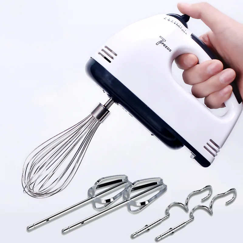 Multifunctional 7 Speed Mini Mixer Electric Food Blender Handheld Mixer Egg Beater Automatic Cream Food Cake Baking Dough Stir