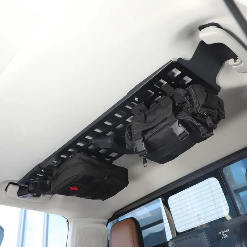 لفورد مافريك 2022-2025 + سبائك الألومنيوم الأسود سيارة الصف الخلفي حامل سقفي اكسسوارات التعديل الداخلي للسيارة #6