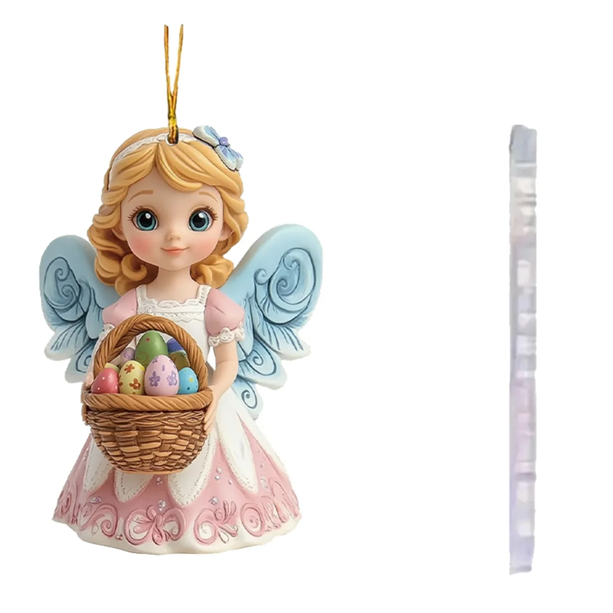 ONCE Sweet Angel Girl Acrylic Keychain Car Rearview Mirror Accessories Backpack Small Pendant