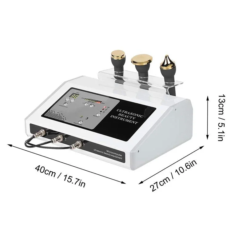 3 في 1 آلة الوجه بالموجات فوق الصوتية بقعة إزالة الوشم مكافحة الشيخوخة الموجات فوق الصوتية الوجه الجسم مدلك الجلد التنظيف العميق جهاز الجمال