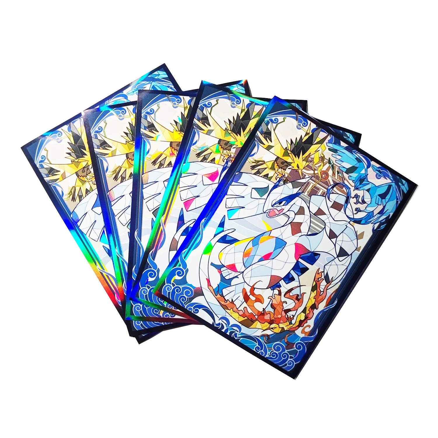 

60ct Top Loader Anime Trading Card Sleeves Card Shield laser Card Holder Deck Protector for MTG/TCG/PTCG Sized Cards 66x91mm