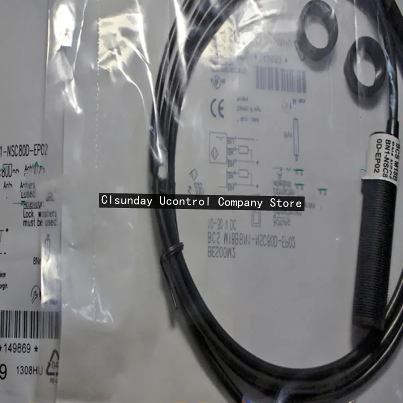 2pcs New proximity switch BCS M18BBN1-NSC80D-EP02