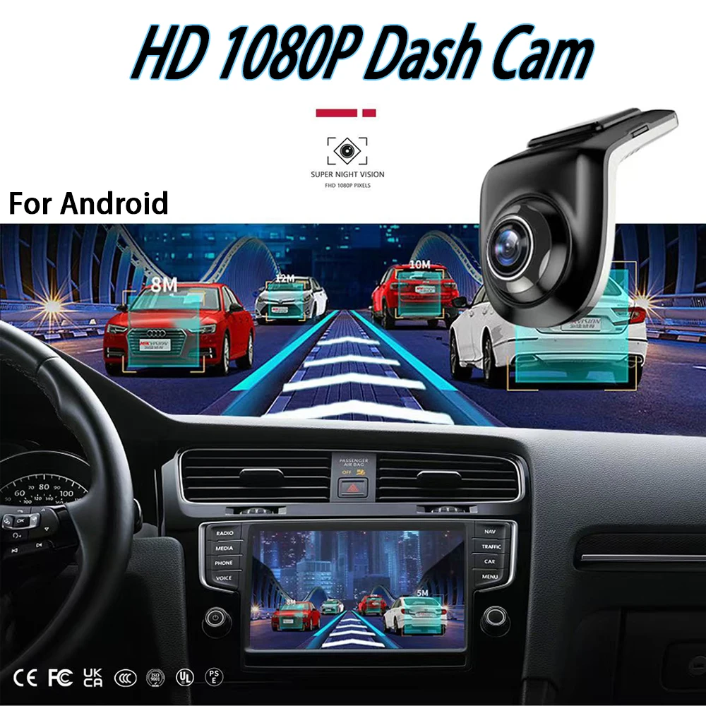 

Автомобильный Android-навигатор USB HD 1080P 130 ° DVR-регистратор вождения, поставляется с видеорегистратором ночного видения ADAS помощи при вождении