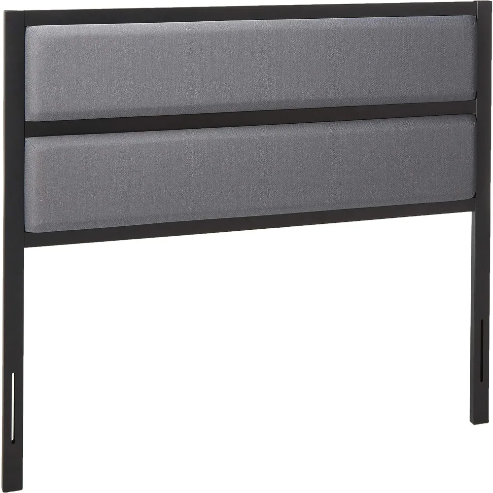 

Jessica Modern Studio Upholstered Metal Headboard,Simple and versatile，Paired with any decoration， Full