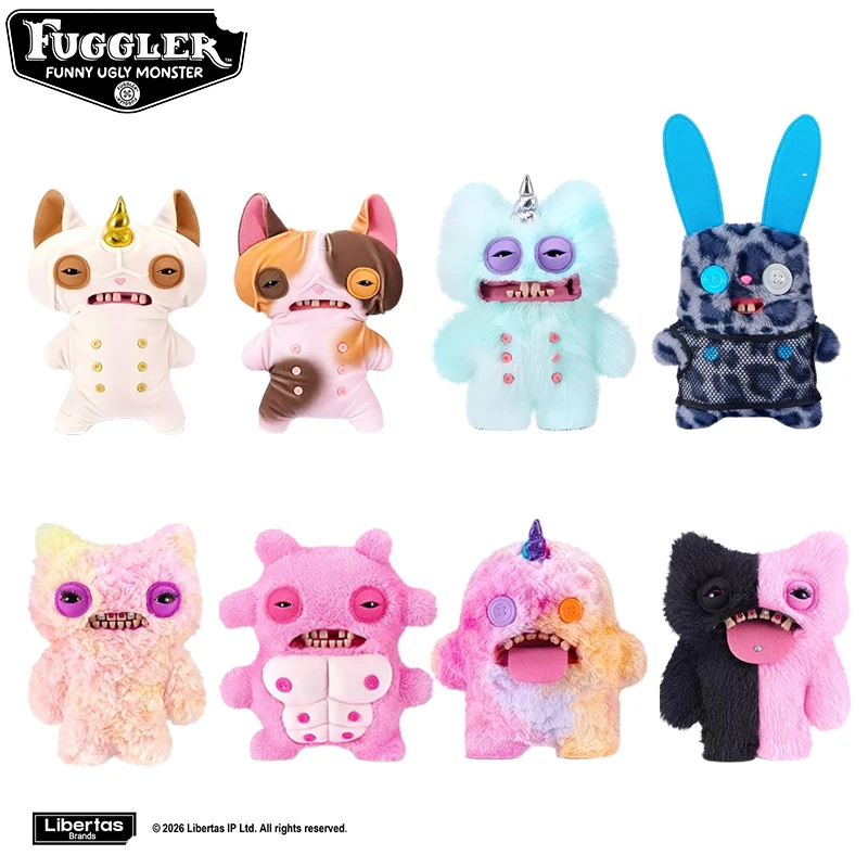 Jouets en peluche originaux Fuggler Baddies, poupées en peluche Fugglers Nipple Fuggs, monstres amusants et moches, Fugglercorns Peluche 22CM