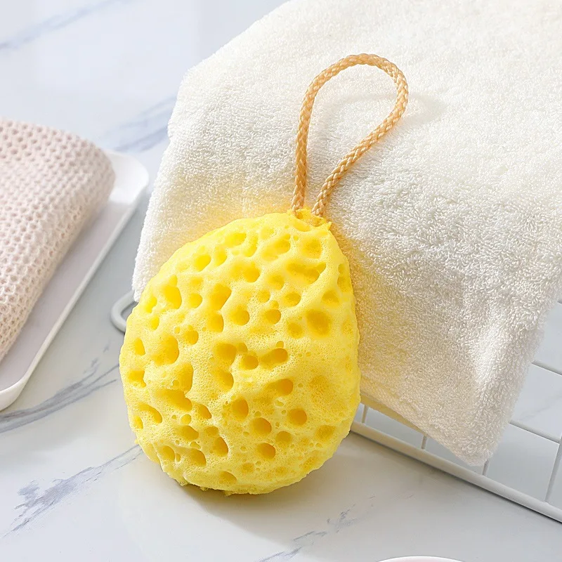 Honeycomb bath ball Soft bath ball Non scattering Women's large children's bath sponge foaming bath dual-use bath flower Y