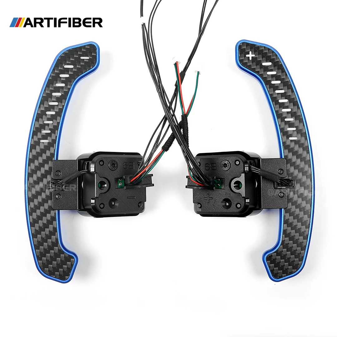 

AF Carbon Fiber Magnetic LED Paddle Shifter For Audi B9 B9.5 Series A1 A3 A5 A8 Q3 Q5 Q7 Q8 S1 S3 S5 SQ5 SQ8 RS3 RS5 RSQ5