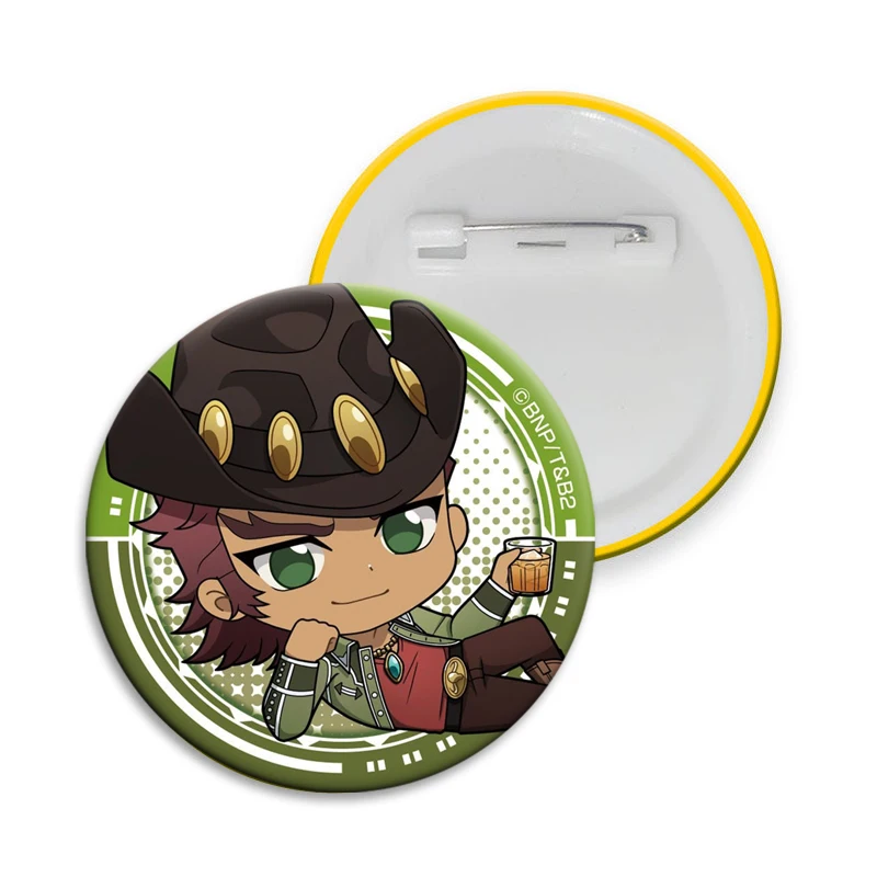 Anime Character Collection Pins TIGER & BUNNY Badge Kotetsu Barnaby Karina Brooches on Backpack Decoration Clothing Accessories