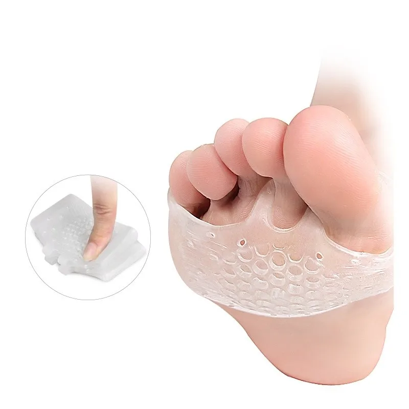 وسادة أمامية سميكة على شكل قرص العسل قابلة للتنفس وممتصة للصدمات وتخفيف الضغط ومضادة للتآكل وسادة عالية الكعب #3