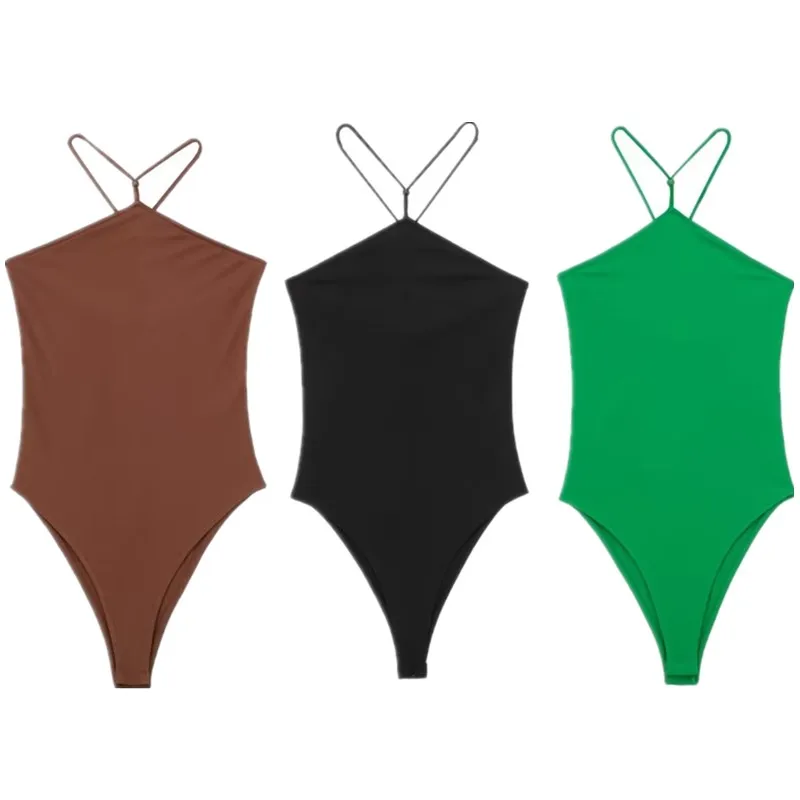 

Sexy Strapl High-Waisted Cotton Rer for Women Faionable Summer New Arrival Bal Trendy One-Piece Suit 50395