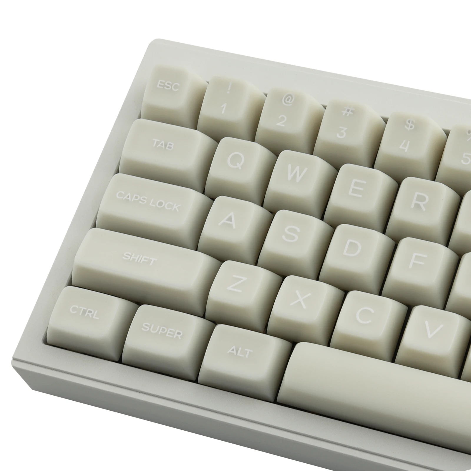 PBT Keycaps ปุ่มกดหินอ่อนสีขาว 142 คีย์ SA นมสีขาวโปร่งแสงคีย์บอร์ด Keycaps สําหรับแป้นพิมพ์เครื่องกล